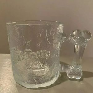 Vintage Flintstones McDonalds Glass Cup Pre Dawn Mug Bone 1993 RocDonald…